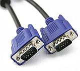 Кабель VGA-VGA / 5 метрів (2898) з феритами / Чорний, фото 3