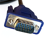 Кабель VGA-VGA / 5 метрів (2898) з феритами / Чорний, фото 4