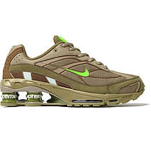 Nike Shox Ride 2 SP Supreme Кросівки Nike Supreme Olive чоловічі