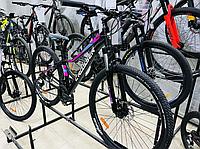 Женский горный велосипед Girl 29" заниженная рама 15" оборудование Shimano Tourney дисковые тормоза