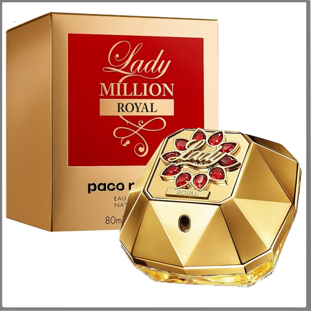 Paco Rabanne Lady Million Royal парфумована вода 80 ml. (Пако Рабан Леді Мільйон Рояль), фото 1
