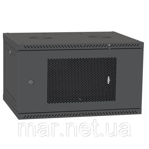 Шкаф коммутационный настенный 6U 600x450 перфорированная дверь