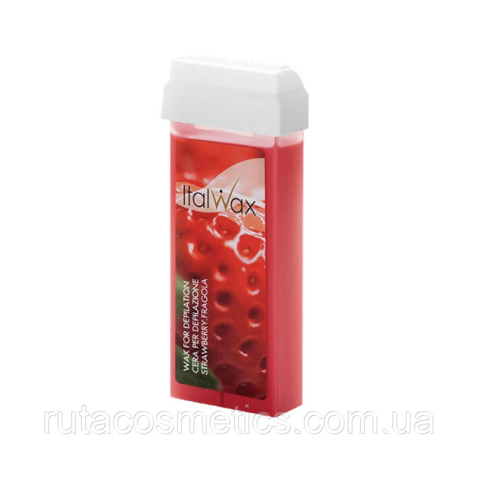 ItalWax "Natural Classic - Strawberry" (Полуниця) Теплий віск у картриджі 100 мл
