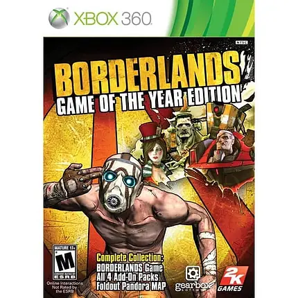 Гра для ігрової консолі Xbox 360, Borderlands: Game of the Year Edition (Ліцензія, БУ), фото 1