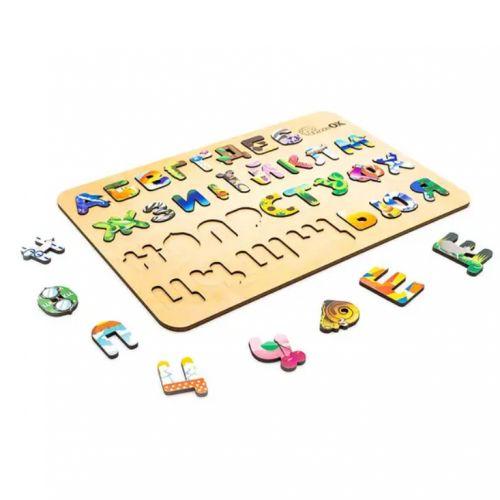 Деревʼяний сортер "Абетка з Малюнками" (укр), фото 1
