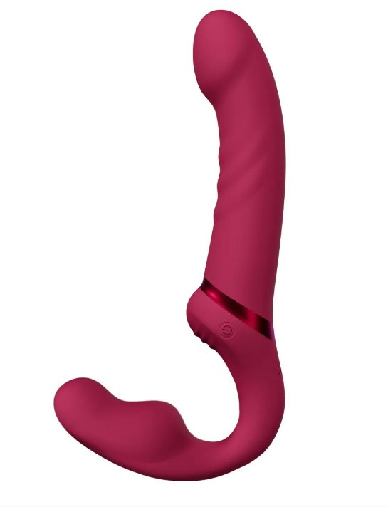 Безремний страпон Lovense Lapis vibrating strapless strap-on, 23 см, фото 1