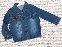 Куртка-рубашка джинсовая, размер 3-7 лет