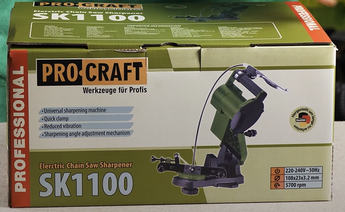 Точильный станок для заточки цепей Procraft SK1100, Прибор для легкой и профессиональной заточки цепи Прокрафт - фото 7 - id-p2113512882