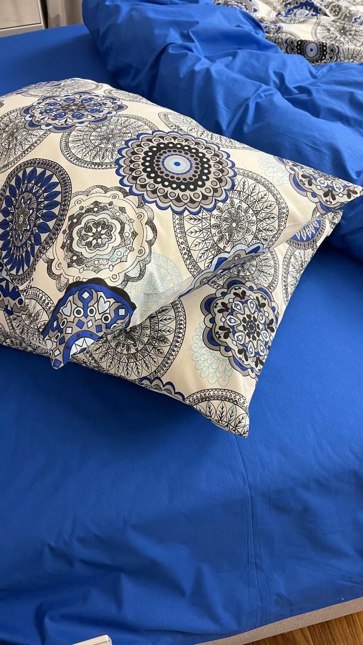 Комплект постільної білизни "Калейдоскоп синій" ТМ Glav Textile