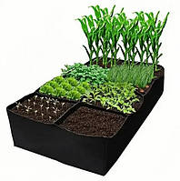 Садовий контейнер для рослин 1800х900х300 мм (на 8 відсіків, для квітів, зелені, овочів тощо), фото 4