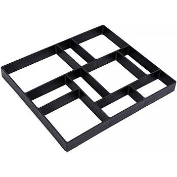 Форма Lesko D60X50 пластикова для виготовлення тротуарної плитки брусчатки для цементу бетону