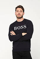 Мужская кофта Hugo Boss весна осень брендовый свитшот Босс черный bhs