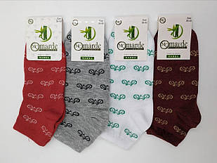 Жіночі шкарпетки бамбук Marde з велосипедом 36-40 12 пар/уп мікс  кольорів