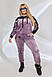 Спортивный женский плюшевый костюм, большой размер, фото 2