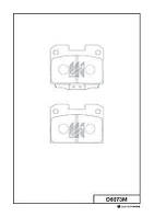 Колодки дисковые, KASHIYAMA, D6073M