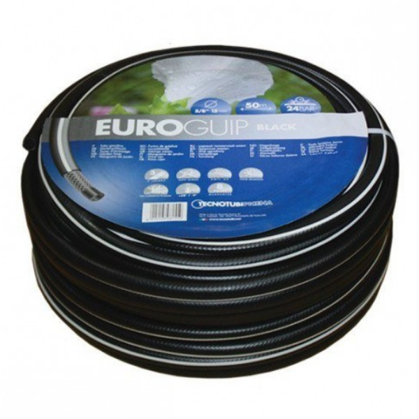 Шланг для поливу Tecnotubi "Euro Guip Black" d1/2 (20 м)