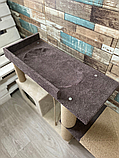 Комлекс когтеточка с домиками и лежанками для кошек 66*180*35 см, фото 4