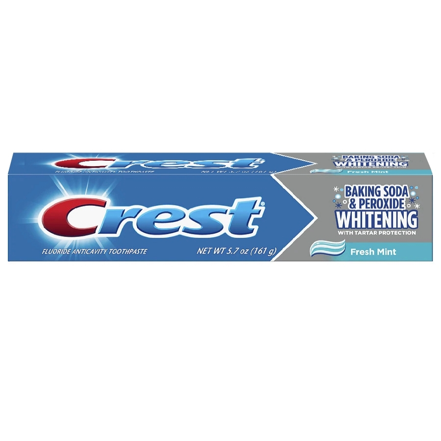 Очищаюча зубна паста Crest Baking Soda & Peroxide Whitening with Tartar Protection Fresh Mint 161гр
