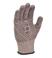 Doloni перчатки защитные трикотажные с ПВХ рисунком, размер 10, Универсал D 5702