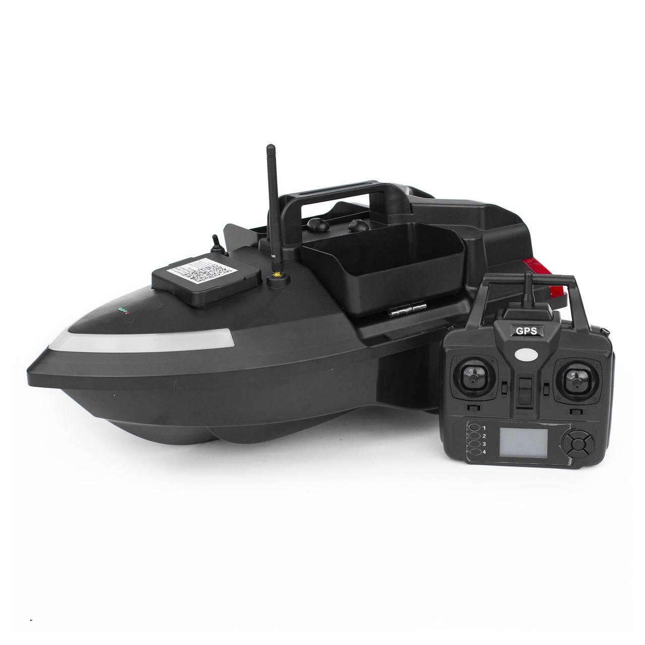 Кораблик для риболовлі 40 точок Flytec V020 GPS Короповий кораблик для завезення прикормки 2кг