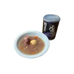 ТЕРМІН 07.2025!!! Консерви AnimAll для собак, консоме з качкою, курячим серцем і курячим жовтком, 375 г