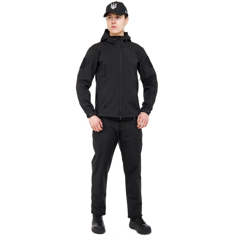 Штани тактичні Military Rangers ZK-T3006 р. 4XL чорні фліс / військові штани