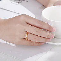 Стильне жіноче кільце з каменем, розмір 17 і 18
, колір золото