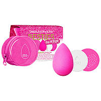 Лимитированный набор 4 в 1 Beautyblender Besties Glitter Starter Set Фуксия