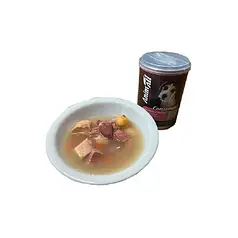 ТЕРМІН 07.2025!! Консерви AnimAll для собак, консоме с качкою, куркой, курячим сердцем и курячим жовтком, 375 г