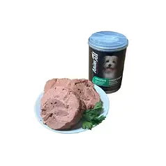 ТЕРМІН 07.2025!!!  Консерви AnimAll для собак, з кролем та кролячою печінкою, 375 г