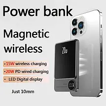 PowerBank Q9 - бездротовий павербанк з технологією MagSafe YU227, фото 5