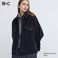 Тепла куртка-сорочка UNIQLO оверсайз оригінал