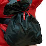 Новорічна світлодіодна декорація - Дід Мороз на драбині, 90 см, L 1,1 м, червоний, дюралайт, IP44 (810115), фото 4