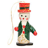 Ялинкові іграшки набір дерев'яні фігурки, 6 шт, 14х14 см, різнокольоровий, дерево, Набір новорічних іграшок (060153), фото 3