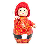 Ялинкові іграшки набір дерев'яні фігурки, 6 шт, 14х14 см, різнокольоровий, дерево, Набір новорічних іграшок (060153), фото 7