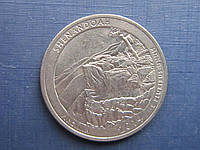 Монета квотер 25 центов США 2014 D Шенандоа 22-й парк Вирджиния
