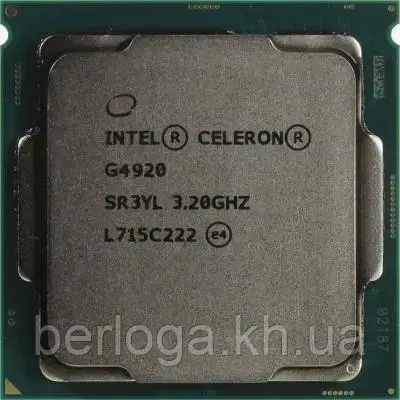Процесор Intel Celeron G4920 (CM8068403378011) tray