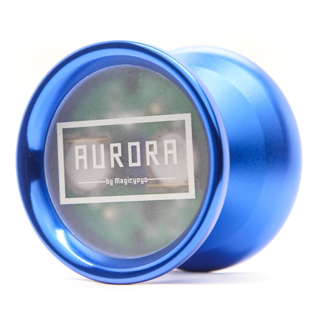 Йойо що світиться Magicyoyo Aurora йо-йо Синій, Зелене світіння, фото 1