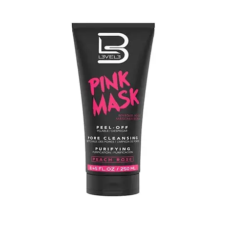 Рожева відлущувальна маска для обличчя Level3 Pink Peel-Off Face Mask 250мл (10801054), фото 2