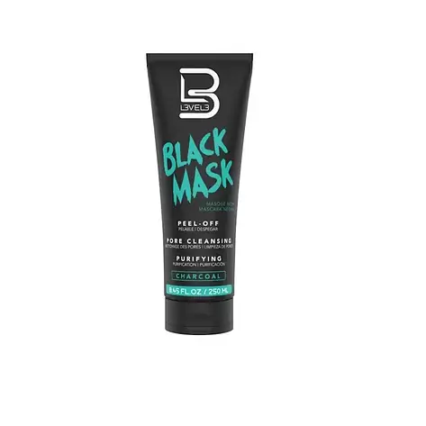 Маска для обличчя з чорним вугіллям Level3 Black Charcoal Peel-Off Face Mask 250мл (10801053), фото 2