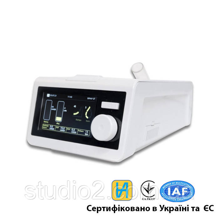 Апарат неінвазивної вентиляції OXYDOC CPAP/BіPAP/ST/AVAPS  з зволожувачем