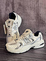 Белые кроссовки мужские New Balance 530, спортивные мужские кроссовки Нью Баланс 530, кроссовки весна осень