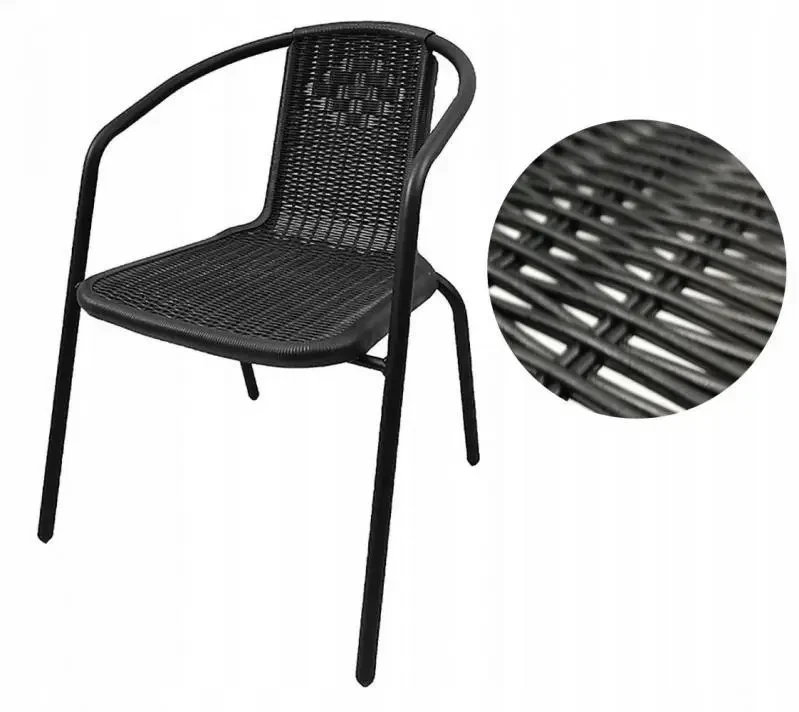 Комплект садовой мебели Kontrast Boston садовый стол + стулья + зонт Бежевый W_1018 - фото 6 - id-p2113587394