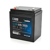 Літій-залізо-фосфатний акумулятор Merlion LiFePO4 12.8 V 6 AH (4S1P/BMS-10A), (151x65x97) for UPS, до 5000