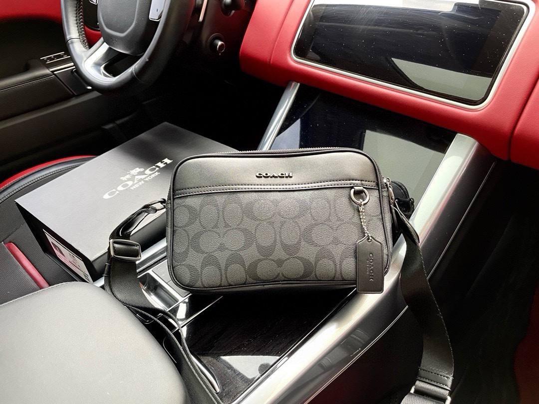 Чоловіча чорна Сумка Месенджер Coach