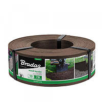 Бордюр садовый BRADAS WOOD BORDER, 78мм х 2,8мм х 10м, коричневый, OBWBR1008