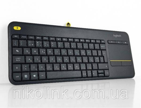 Клавіатура Logitech K400+ Wireless, Grey (Refurbished)