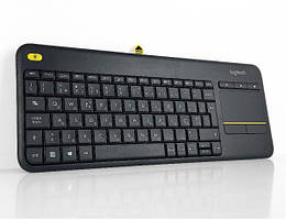 Клавіатура Logitech K400+ Wireless, Grey (Refurbished)