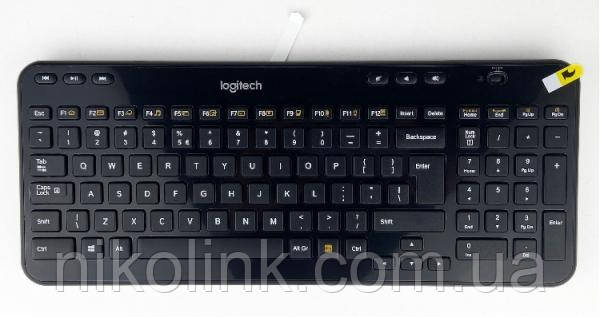 Клавиатура Logitech K360 Wireless, Black (Refurbished)