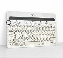 Клавиатура Logitech K480 Wireless, White (Refurbished)